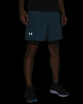 Hardloopshorts Under Armour UA Launch SW 2 in 1 Lichen Blue M Hardloopshorts - 8