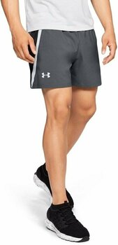 Laufshorts Under Armour UA Launch SW 5'' Pitch Gray/Mod Gray S Laufshorts - 3