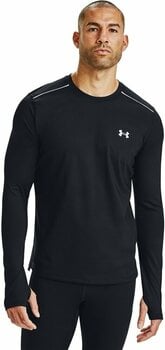 Running t-shirt with long sleeves Under Armour UA Empowered Crew Black/Reflective M Running t-shirt with long sleeves - 3