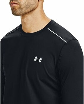 Running t-shirt with long sleeves Under Armour UA Empowered Crew Black/Reflective M Running t-shirt with long sleeves - 5