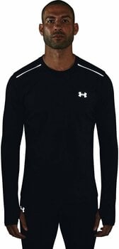 Running t-shirt with long sleeves Under Armour UA Empowered Crew Black/Reflective M Running t-shirt with long sleeves - 6