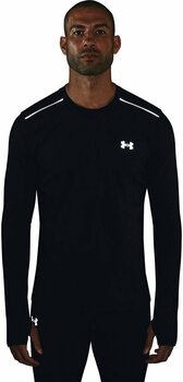 Running t-shirt with long sleeves Under Armour UA Empowered Crew Black/Reflective L Running t-shirt with long sleeves - 6