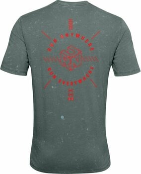 Running t-shirt with short sleeves
 Under Armour UA Run Anywhere Lichen Blue/Beta S Running t-shirt with short sleeves - 2