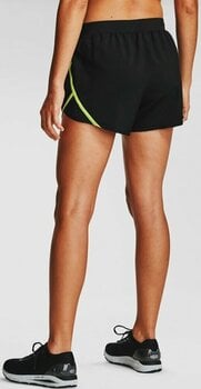 Hardloopshorts Under Armour Fly-By 2.0 Black/Green Citrine S Hardloopshorts - 4