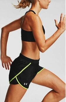 Laufshorts
 Under Armour Fly-By 2.0 Black/Green Citrine S Laufshorts - 6