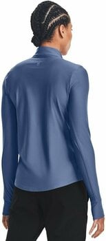 Hardloopshirt Under Armour Qualifier 1/2 Zip Mineral Blue-Reflecterende S Hardloopshirt - 4