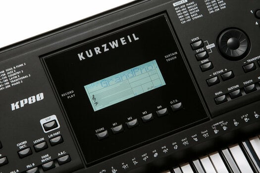 Tangentbord med pekfunktion Kurzweil KP80 - 9
