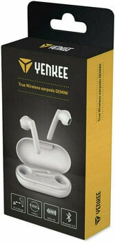 Intra-auriculares true wireless Yenkee YHP 01BT WE TWS Gemini Branco - 14