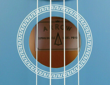 Szoprán ukulele Arrow PB10 S Szoprán ukulele Light Blue - 6