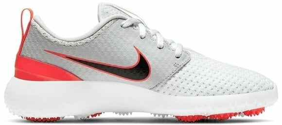 Calçado de golfe júnior Nike Roshe G Junior White/Black/Neutral Grey/Infrared 33,5 - 3