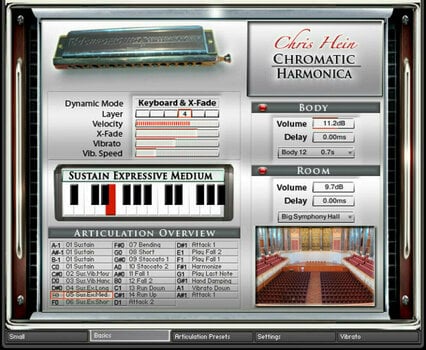 VST Instrument Studio -ohjelmisto Best Service Chris Hein Chromatic Harmonica (Digitaalinen tuote) - 4