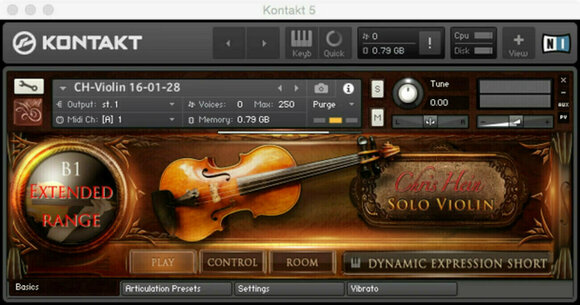 Logiciel de studio Instruments virtuels Best Service Chris Hein Solo Violin 2.0 (Produit numérique) - 3