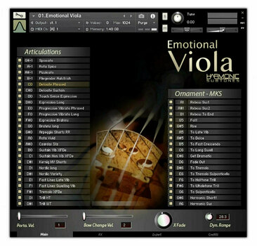 Software de estudio de instrumentos VST Best Service Emotional Viola (Producto digital) - 2