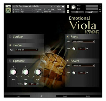 VST Instrument Studio programvara Best Service Emotional Viola (Digital produkt) - 3