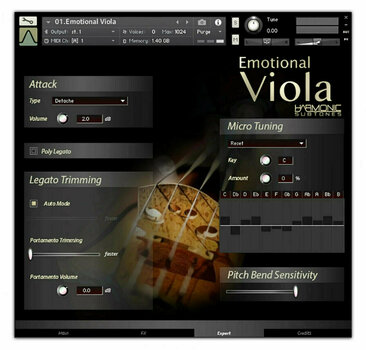Logiciel de studio Instruments virtuels Best Service Emotional Viola (Produit numérique) - 4