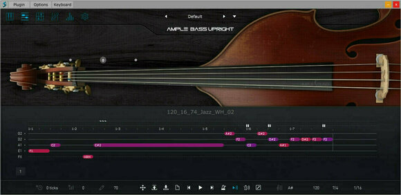 Софтуер за студио VST Instrument Ample Sound Ample Bass U - ABU (Дигитален продукт) - 4