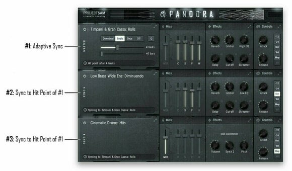 Zvuková knihovna pro sampler Project SAM Symphobia 4: Pandora (Digitální produkt) - 8