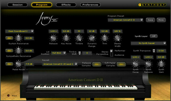 VST Instrument Studio Software Synthogy Ivory II American Concert D (Digital product) - 2