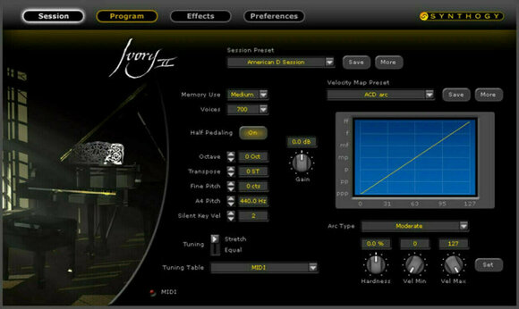 Софтуер за студио VST Instrument Synthogy Ivory II American Concert D (Дигитален продукт) - 3