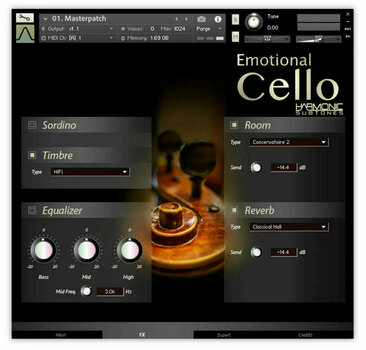 Štúdiový software VST Instrument Best Service Emotional Cello (Digitálny produkt) - 3
