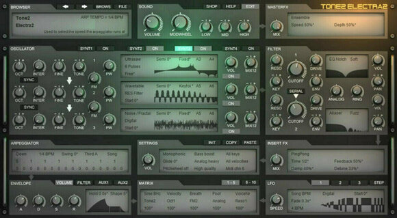 Studijski softver VST instrument Tone2 Electra2 (Digitalni proizvod) - 3