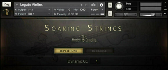 Zvuková knižnica pre sampler Musical Sampling Soaring Strings (Digitálny produkt) - 2