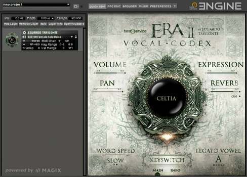 Geluidsbibliotheek voor sampler Best Service Era II Vocal Codex (Digitaal product) - 2