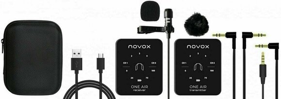 Sistema audio wireless per fotocamera Novox ONE AIR - 2