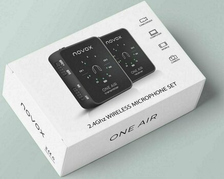 Sistema audio wireless per fotocamera Novox ONE AIR - 12