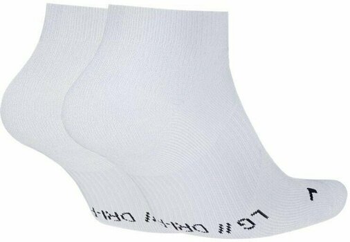 Calcetines Nike Multiplier Low Calcetines White/Black S - 2