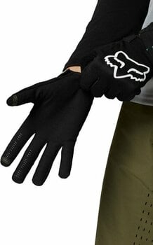 Kesztyű kerékpározáshoz FOX Ranger Gloves Black/White XL Kesztyű kerékpározáshoz - 4