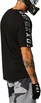 Mez kerékpározáshoz FOX Ranger Drirelease Short Sleeve Jersey Dzsörzi Fekete XL - 4