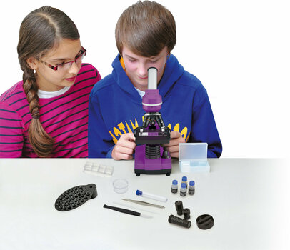 Microscope Bresser Junior Biolux SEL 40–1600x Purple - 2