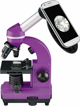 Microscópio Bresser Junior Biolux SEL 40–1600x Purple Microscópio Microscópio - 3