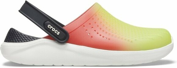 Unisex Schuhe Crocs LiteRide Color Dip Clog Lime Punch/Scarlet/Almost White 42-43 - 3