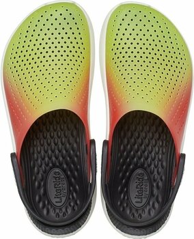 Unisex Schuhe Crocs LiteRide Color Dip Clog Lime Punch/Scarlet/Almost White 42-43 - 4