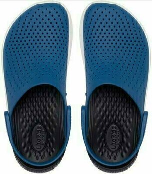 Jachtařská obuv Crocs LiteRide Clog Vivid Blue/Almost White 38-39 - 4