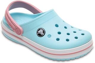 Calçado náutico para crianças Crocs Kids' Crocband Clog Ice Blue/White - 1