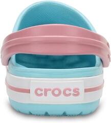 Calçado náutico para crianças Crocs Kids' Crocband Clog Ice Blue/White - 5