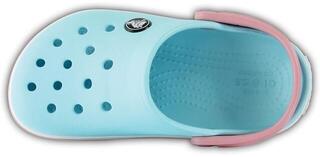 Kids Sailing Shoes Crocs Kids' Crocband Clog Ice Blue/White - 3
