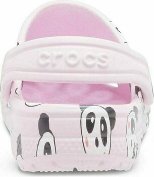 Buty żeglarskie dla dzieci Crocs Kids' Classic Panda Print Clog Ballerina Pink 25-26 - 6