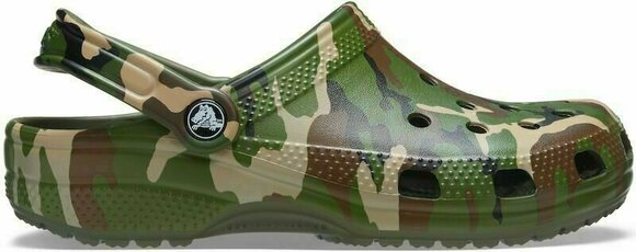Unisex Schuhe Crocs Classic Printed Camo Clog Army Green/Multi 45-46 - 3