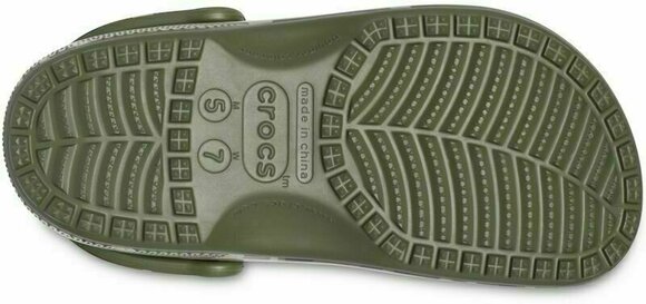 Scarpe unisex Crocs Classic Printed Camo Clog Army Green/Multi 45-46 - 5