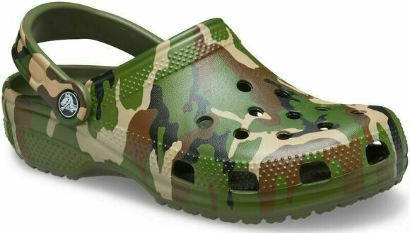 Scarpe unisex Crocs Classic Printed Camo Clog Army Green/Multi 46-47 - 2