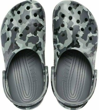 Unisex Schuhe Crocs Classic Printed Camo Clog Slate Grey/Multi 37-38 - 4