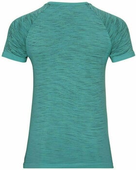 Hardloopshirt met korte mouwen Odlo Blackcomb Ceramicool T-Shirt Jaded/Space Dye XS Hardloopshirt met korte mouwen - 2