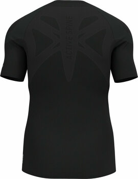 Koszulka do biegania z krótkim rękawem Odlo Active Spine 2.0 T-Shirt Black S Koszulka do biegania z krótkim rękawem - 2
