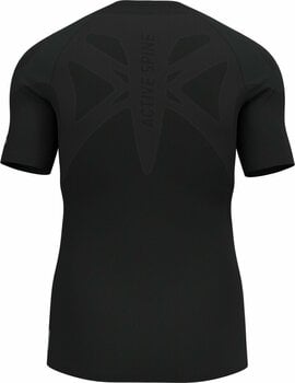 Tricou cu mânecă scurtă pentru alergare Odlo Active Spine 2.0 T-Shirt Black M Tricou cu mânecă scurtă pentru alergare - 2