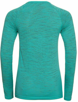 Μακρυμάνικη Μπλούζα Τρεξίματος Odlo Blackcomb Ceramicool T-Shirt Jaded/Space Dye XS Μακρυμάνικη Μπλούζα Τρεξίματος - 2