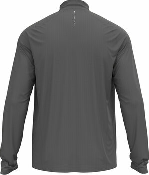 Running sweatshirt Odlo Essential Half-Zip Midlayer Steel Grey L Running sweatshirt - 2